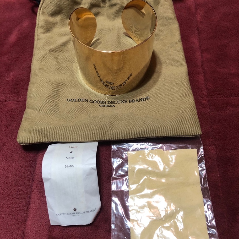 Golden Goose Tose Gold Wide Cuff - Picture 7 of 16